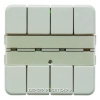 Berker Клавишный сенсор с полем для надписей, 4-канальный цвет: белый, с блеском Modul 2